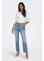 Jean coupe Mom bleu ONLY pour femme seconde vue