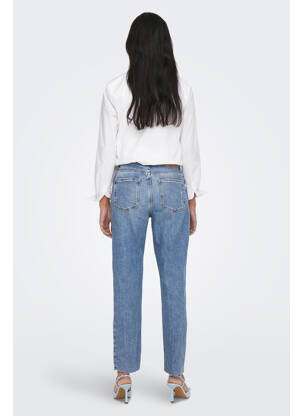 Jean coupe mom bleu ONLY femme