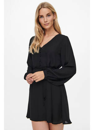 Robe courte noir JACQUELINE DE YONG femme