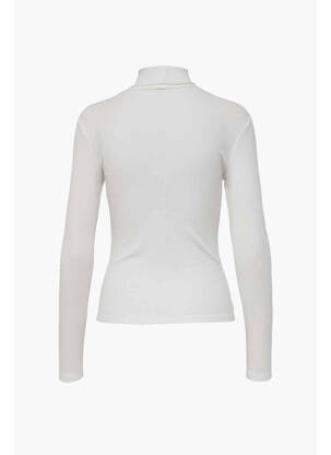 Pull col roulé beige ONLY femme