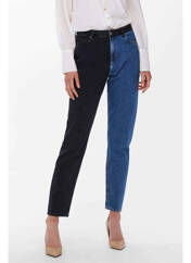 Jean coupe Mom bleu ONLY pour femme seconde vue