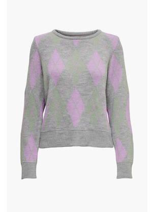 Pull gris ONLY pour femme
