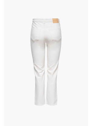 Jeans coupe droite beige ONLY femme