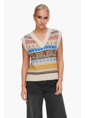 Débardeur beige ONLY pour femme seconde vue