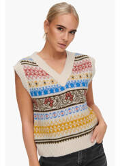 Débardeur beige ONLY pour femme seconde vue