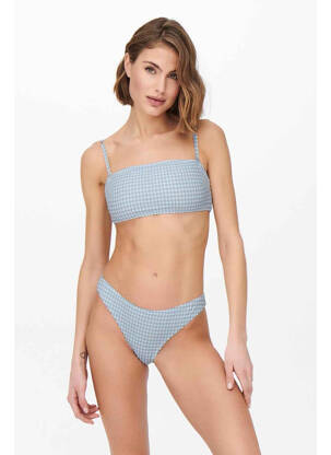 Haut de maillot de bain bleu ONLY femme
