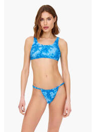 Haut de maillot de bain bleu ONLY femme