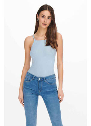 Top bleu JACQUELINE DE YONG femme