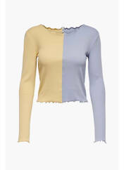 T-shirt beige ONLY pour femme seconde vue