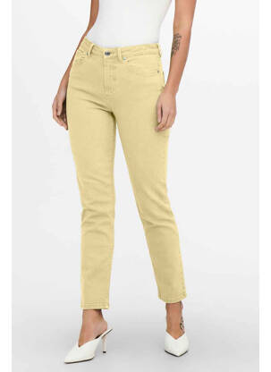Jeans coupe slim jaune ONLY femme