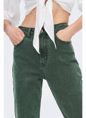 Jeans coupe droite vert ONLY pour femme seconde vue