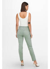 Jeans coupe slim vert ONLY pour femme seconde vue