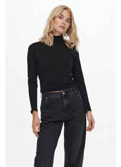 T-shirt noir ONLY pour femme seconde vue