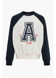 Sweat-shirt blanc ONLY fille