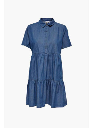 Robe courte bleu JACQUELINE DE YONG pour femme