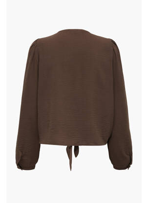 Chemisier marron ONLY femme