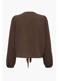 Chemisier marron ONLY femme