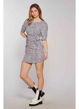 Robe courte bleu ONLY femme