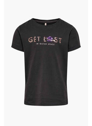T-shirt gris ONLY pour fille