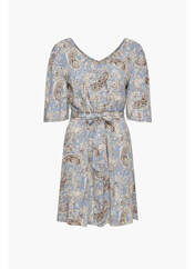 Robe courte bleu JACQUELINE DE YONG pour femme seconde vue