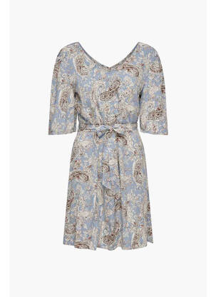 Robe courte bleu JACQUELINE DE YONG pour femme