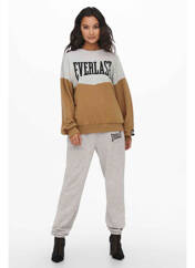 Sweat-shirt marron ONLY pour femme seconde vue