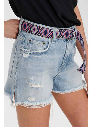 Short bleu ONLY femme