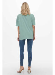 T-shirt vert ONLY pour femme seconde vue
