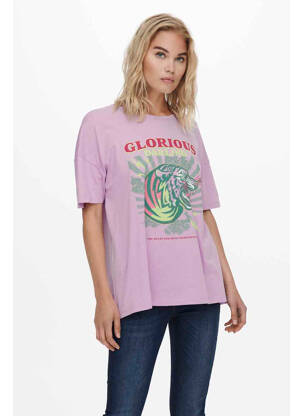 T-shirt violet ONLY femme