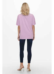 T-shirt violet ONLY pour femme seconde vue