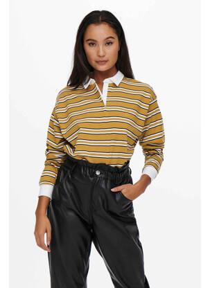 Polo jaune ONLY femme