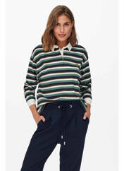 Polo vert ONLY pour femme seconde vue