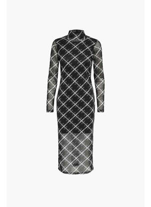 Robe mi-longue gris ONLY femme