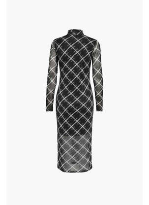 Robe mi-longue gris ONLY femme