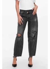 Jeans boyfriend noir ONLY pour femme seconde vue