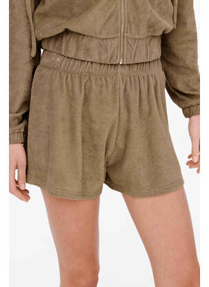 Short marron ONLY femme