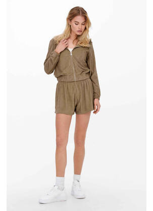 Short marron ONLY femme