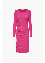 Robe courte rose JACQUELINE DE YONG pour femme seconde vue