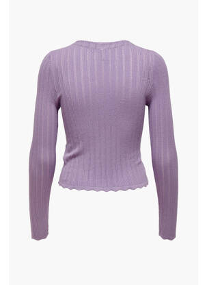 Gilet manches longues violet ONLY femme