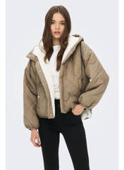 Veste casual marron ONLY pour femme seconde vue