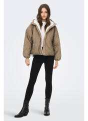 Veste casual marron ONLY pour femme seconde vue