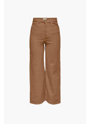 Pantalon droit marron ONLY pour femme seconde vue