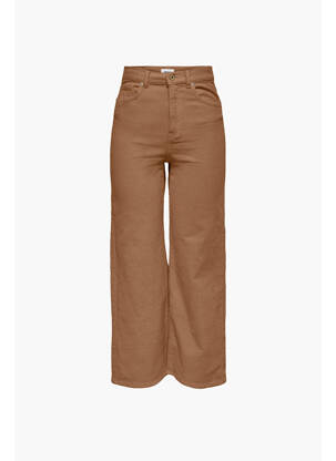 Pantalon droit marron ONLY pour femme