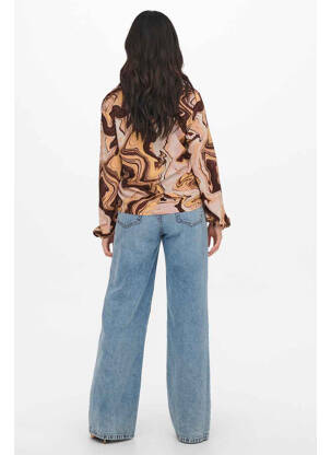 Chemisier marron ONLY femme
