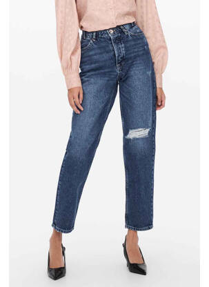 Jeans coupe droite bleu JACQUELINE DE YONG pour femme