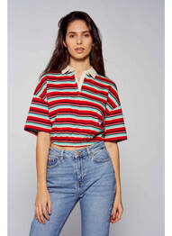 Polo rouge ONLY femme