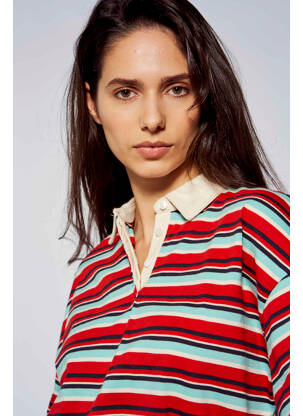 Polo rouge ONLY femme