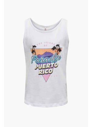 T-shirt blanc ONLY fille