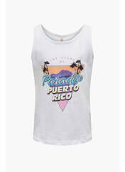 T-shirt blanc ONLY pour fille seconde vue