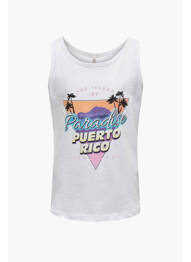 T-shirt blanc ONLY fille